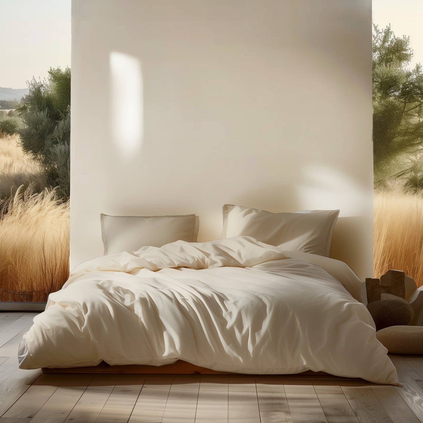 100% Organic Cotton 300TC Percale Sheet Set