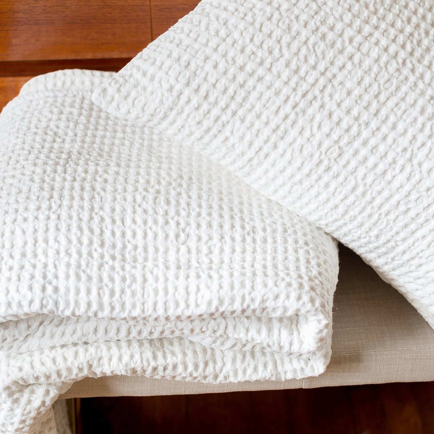 Waffle Dove Coverlet