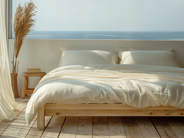 100% Organic Cotton 300TC Percale Duvet Cover Set