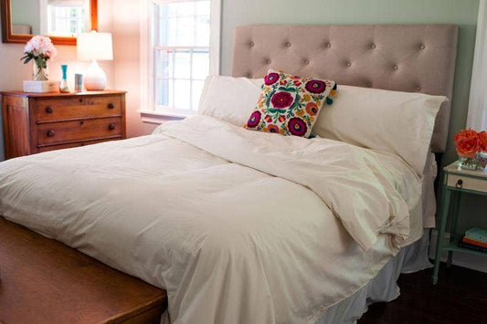 American Made USA Cotton Duvet Cover Set Full - Queen