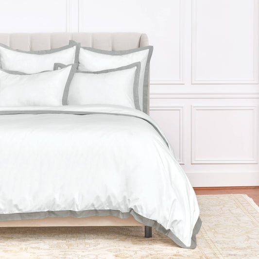 Digby Premium Cotton Duvet Cover Set with Contrast Border